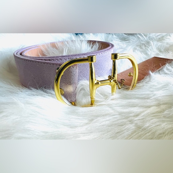 🇨🇦 Brave Leather Collection - lavendar horsebit with gold buckle - Picture 3 of 16